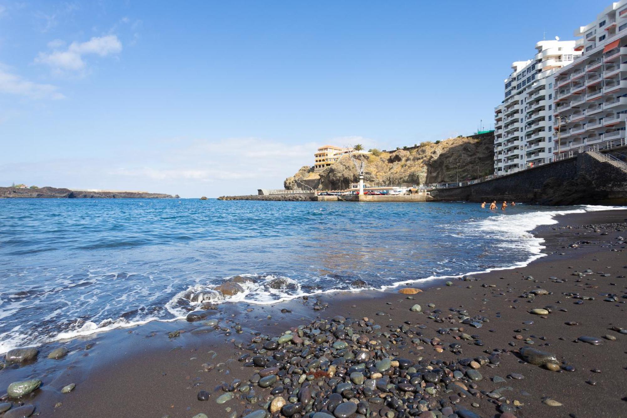 Cozy Seafront Studio With Balcony & Ocean Views San Marcos  Kültér fotó