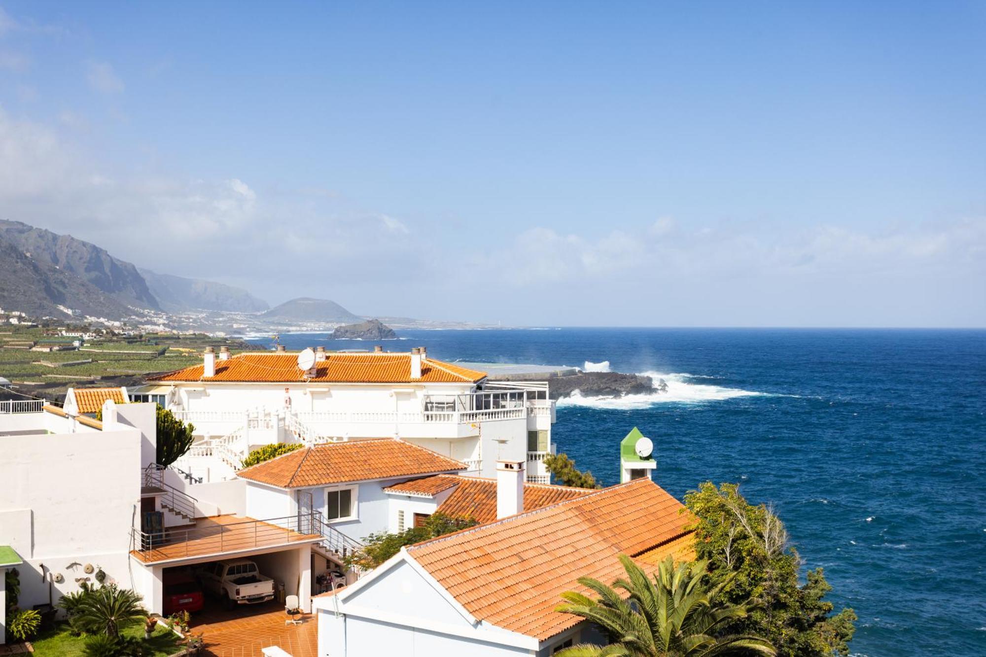 Cozy Seafront Studio With Balcony & Ocean Views San Marcos  Kültér fotó